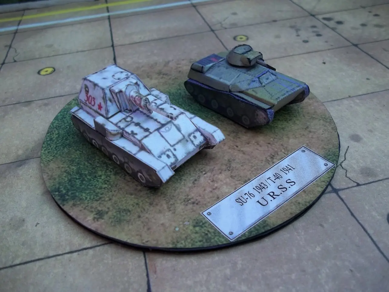 SU-76 / T40 1/87 maquetas-armadas.com