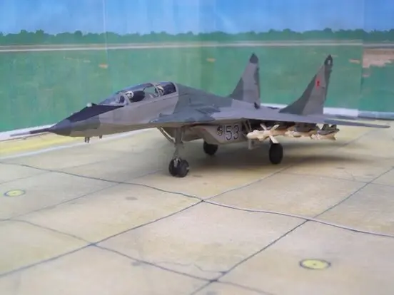 modelismo militar mig 29 ub maquetas armadas