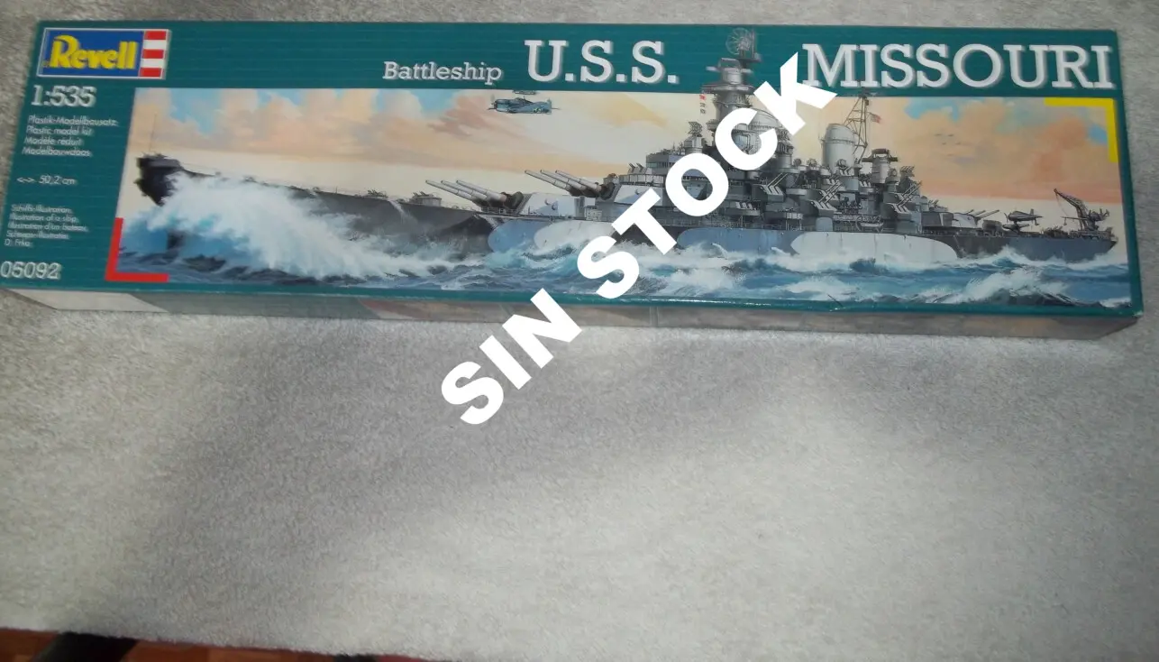 USS MISSOURI 1/535 REVELL  maquetas-armadas.com